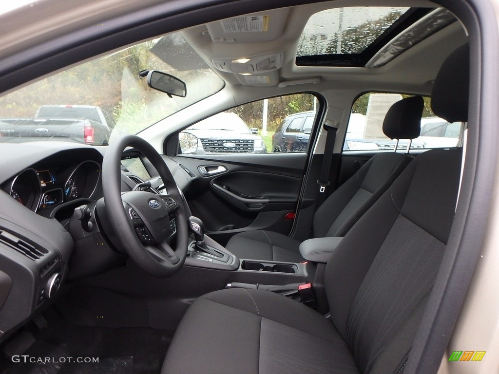 Charcoal Black Interior 2018 Ford Focus SEL Hatch Photo #123679556