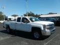 Summit White - Silverado 2500HD Work Truck Double Cab 4x4 Photo No. 7