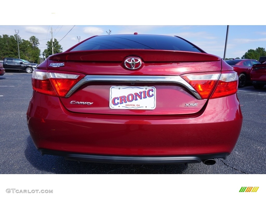 2015 Camry XSE - Ruby Flare Pearl / Black photo #6