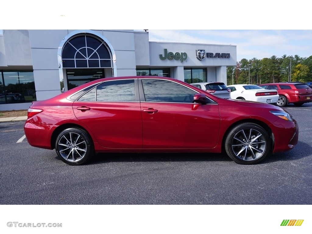 2015 Camry XSE - Ruby Flare Pearl / Black photo #8