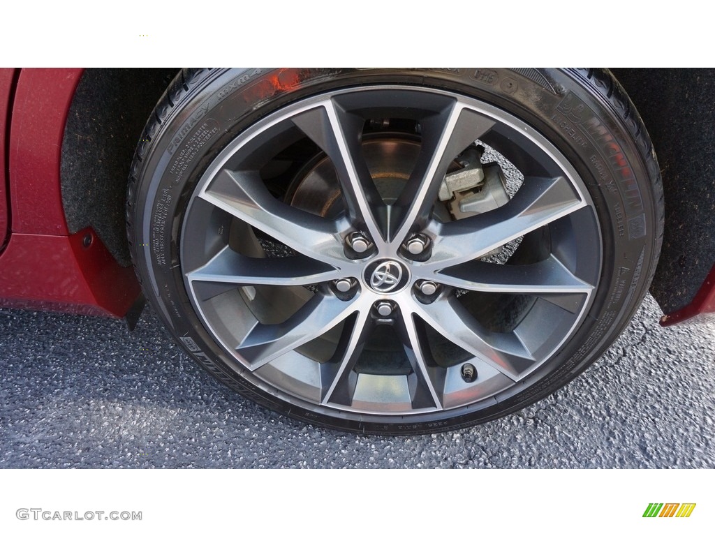 2015 Camry XSE - Ruby Flare Pearl / Black photo #15