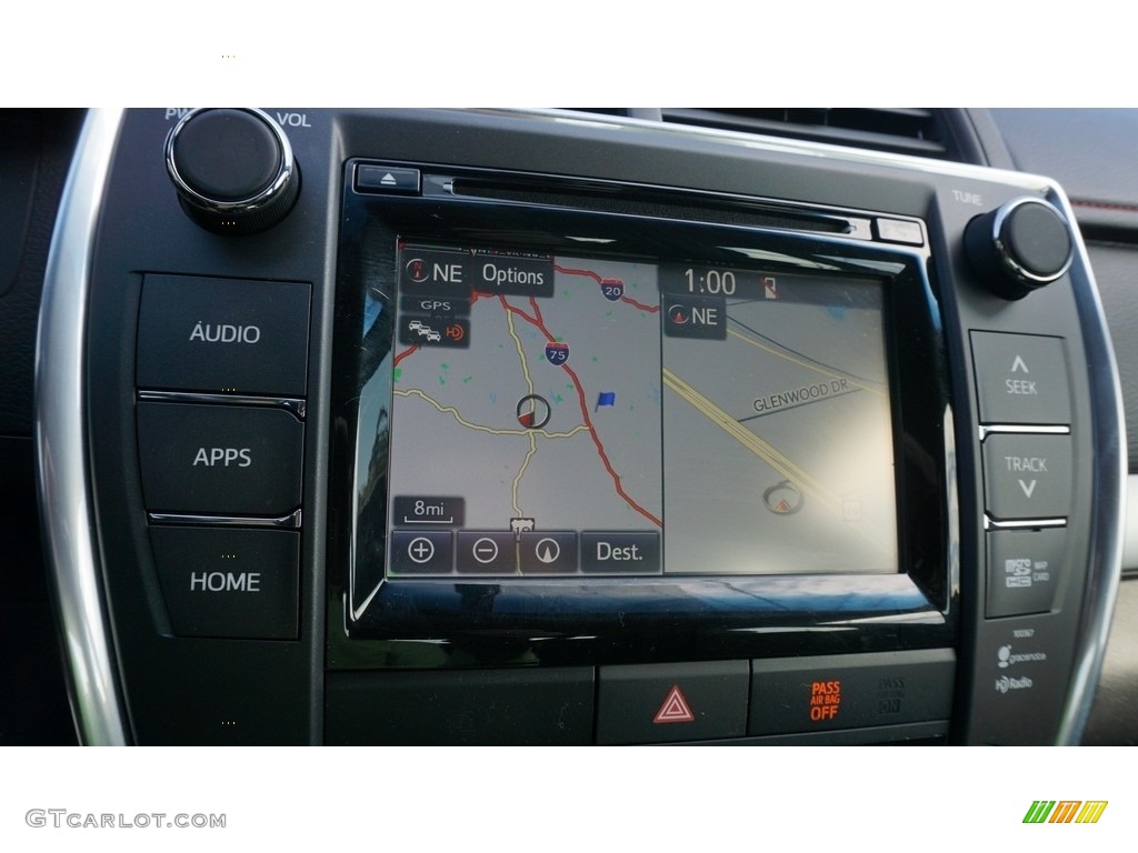 2015 Camry XSE - Ruby Flare Pearl / Black photo #21