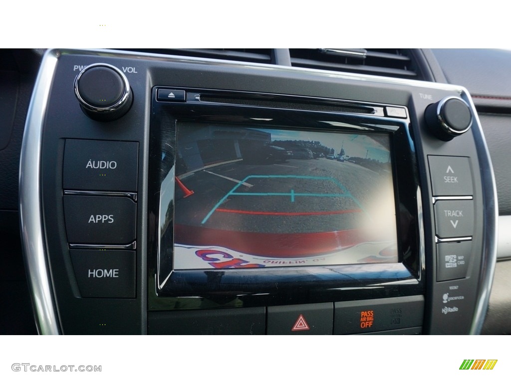 2015 Camry XSE - Ruby Flare Pearl / Black photo #22