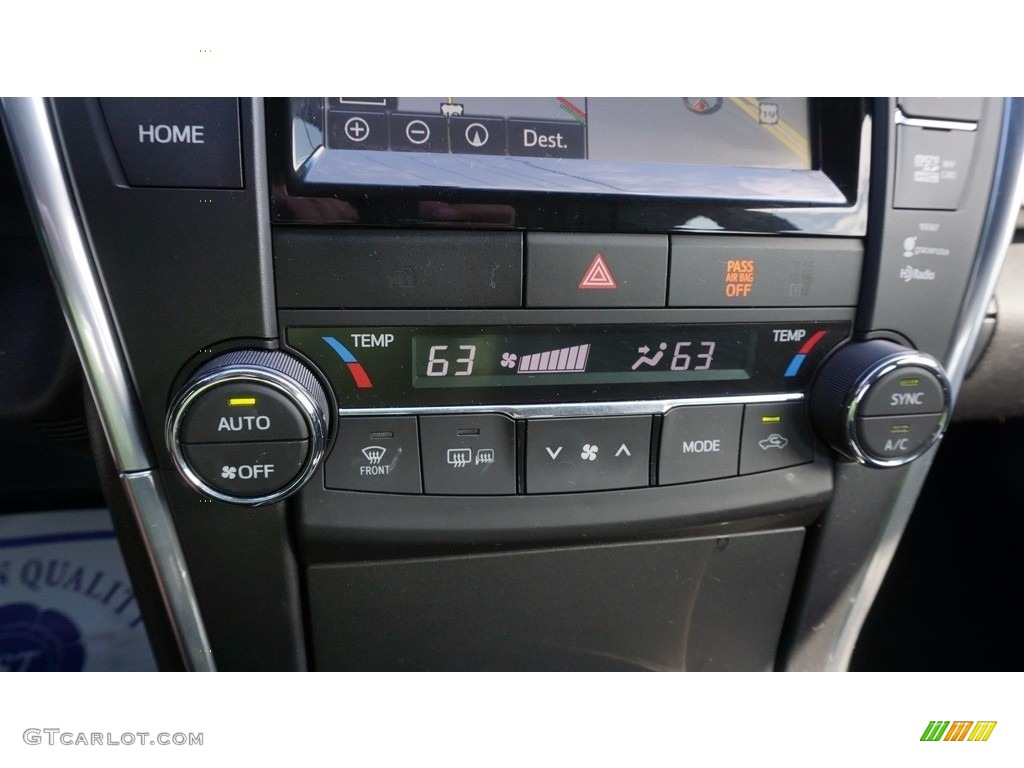 2015 Camry XSE - Ruby Flare Pearl / Black photo #23