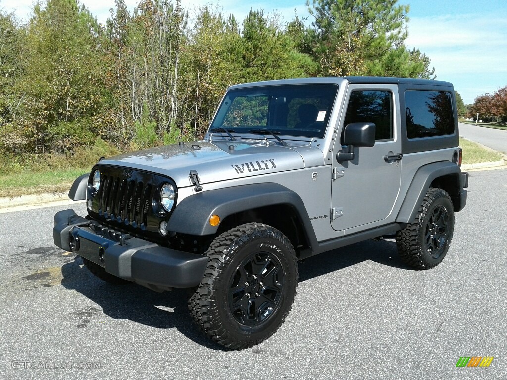 Billet Silver Metallic 2018 Jeep Wrangler Willys Wheeler Edition 4x4 Exterior Photo #123681548