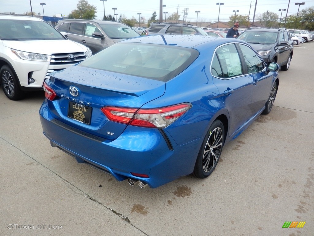 2018 Camry SE - Blue Streak Metallic / Ash photo #2
