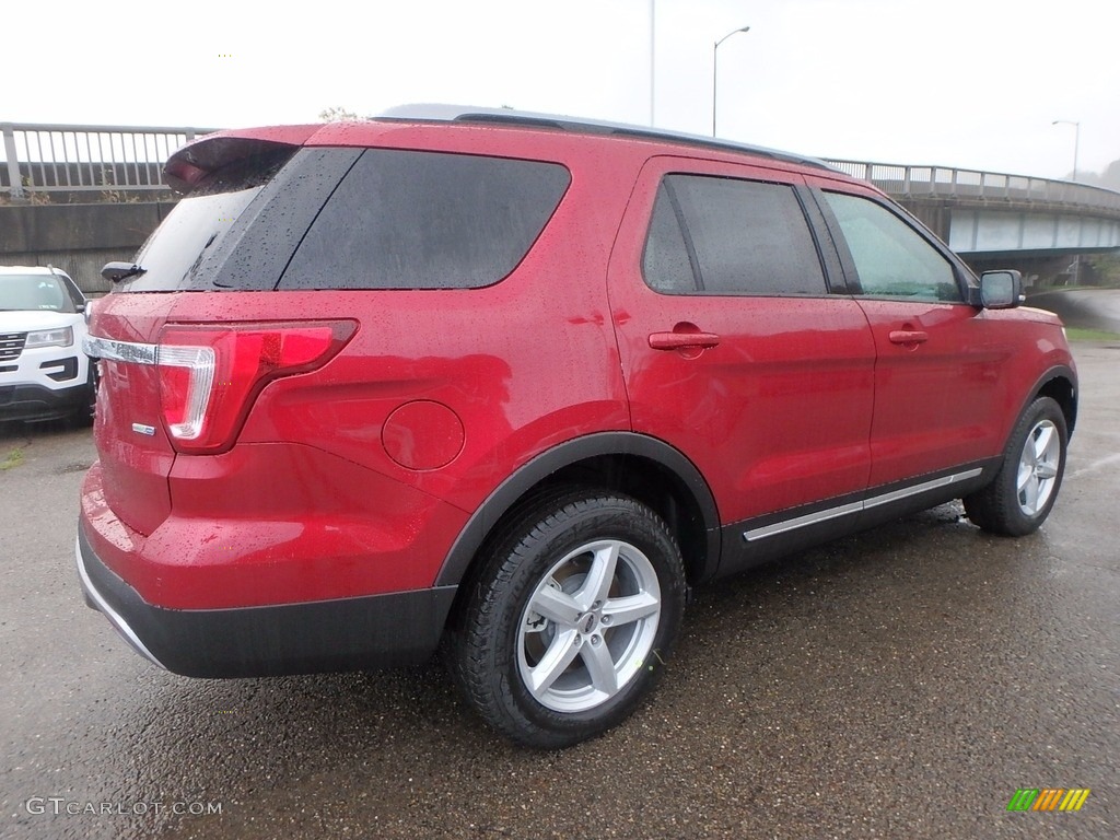 2017 Explorer XLT 4WD - Ruby Red / Ebony Black photo #2