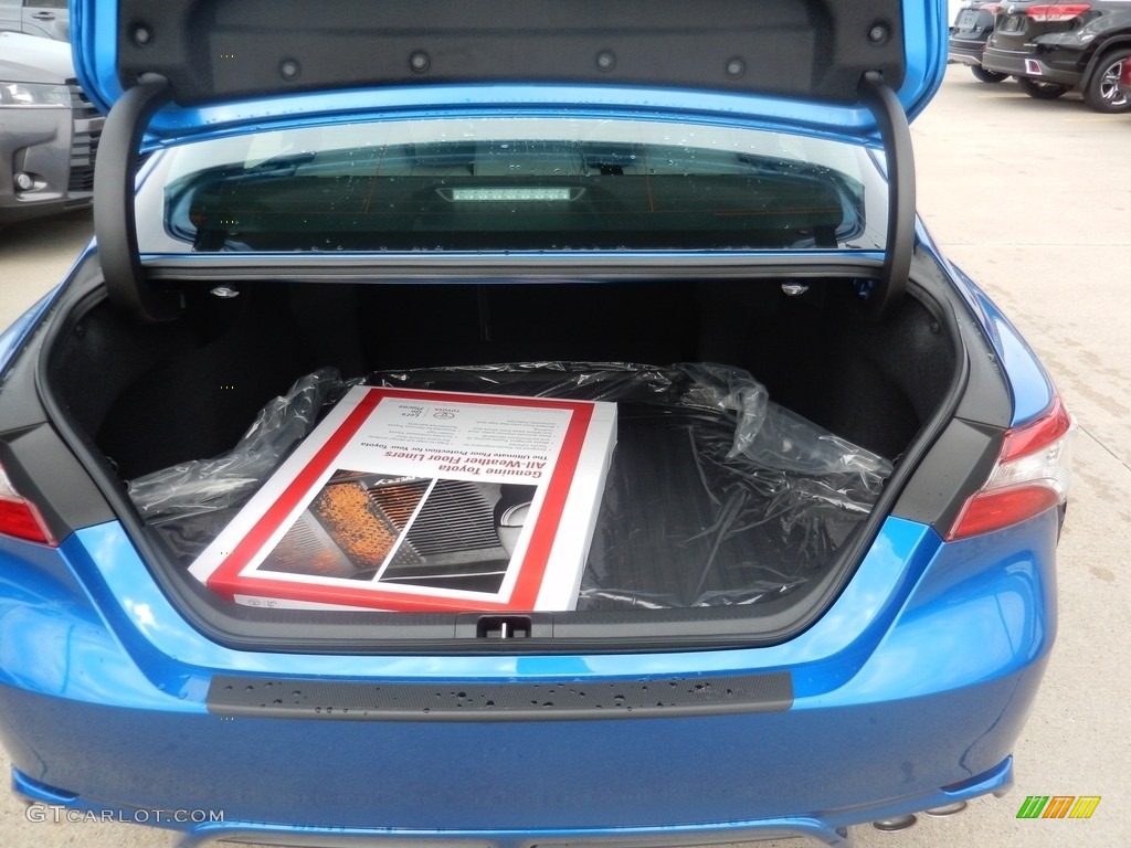 2018 Camry SE - Blue Streak Metallic / Ash photo #6