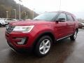 2017 Ruby Red Ford Explorer XLT 4WD  photo #6
