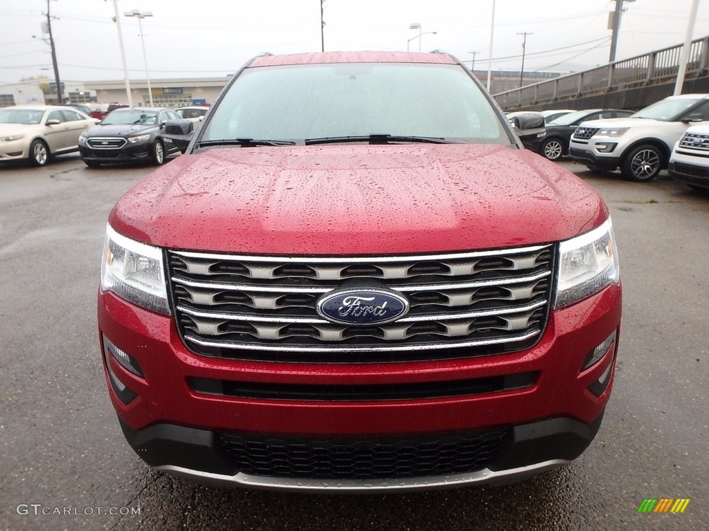 2017 Explorer XLT 4WD - Ruby Red / Ebony Black photo #7