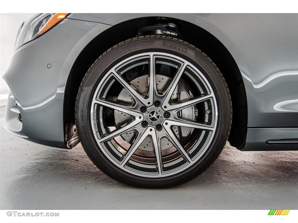 2018 S 450 Sedan - Selenite Grey Metallic / Nut Brown/Black photo #9