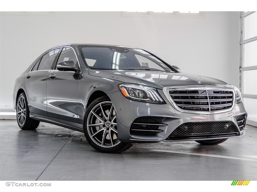 2018 S 450 Sedan - Selenite Grey Metallic / Nut Brown/Black photo #12