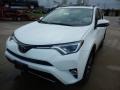 2018 Super White Toyota RAV4 XLE AWD  photo #1