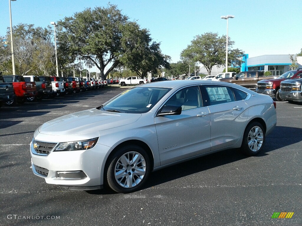 2017 Impala LS - Silver Ice Metallic / Jet Black/Dark Titanium photo #1