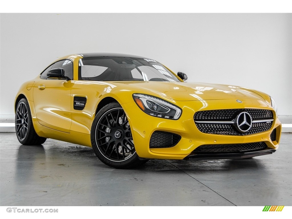 AMG Solarbeam Yellow Metallic 2017 Mercedes-Benz AMG GT Coupe Exterior Photo #123683943