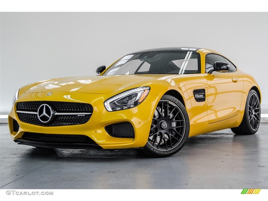 AMG Solarbeam Yellow Metallic 2017 Mercedes-Benz AMG GT Coupe Exterior Photo #123684002