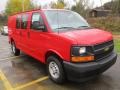 2017 Red Hot Chevrolet Express 2500 Cargo WT  photo #11