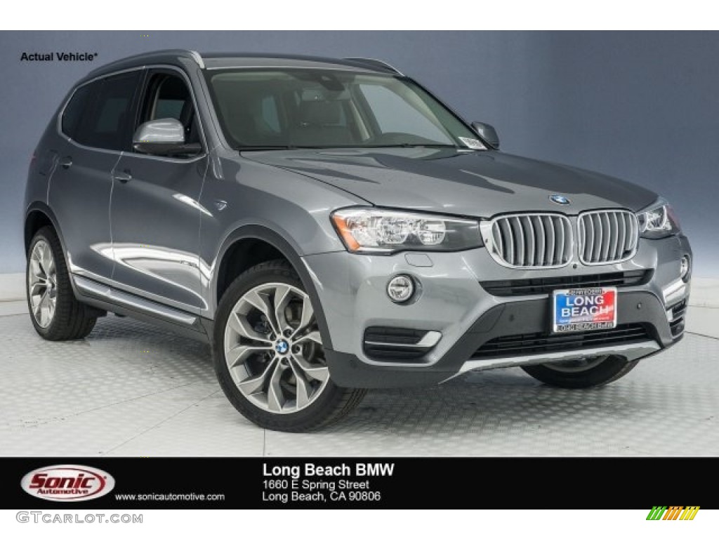 2017 X3 sDrive28i - Space Gray Metallic / Black photo #1