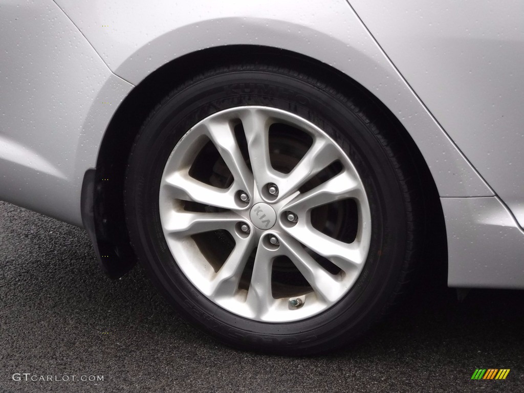2013 Optima EX - Bright Silver Metallic / Gray photo #3