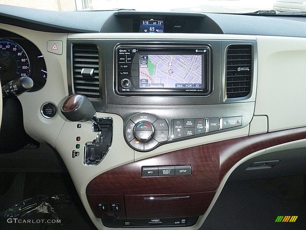 2013 Sienna XLE - Cypress Green Pearl / Bisque photo #41