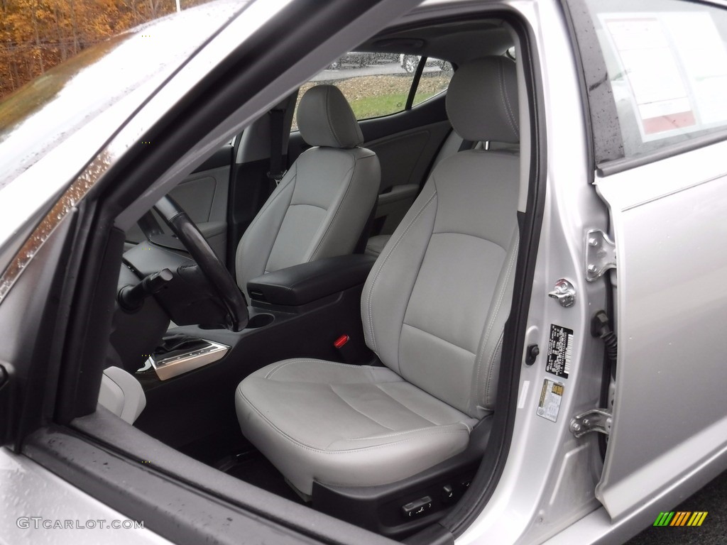 2013 Optima EX - Bright Silver Metallic / Gray photo #13