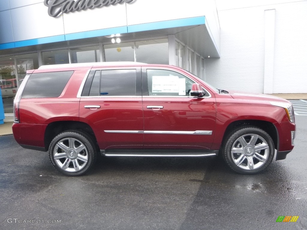 Red Passion Tintcoat 2018 Cadillac Escalade Premium Luxury 4WD Exterior Photo #123689168