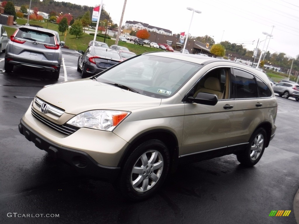 2009 CR-V EX 4WD - Borrego Beige Metallic / Ivory photo #5