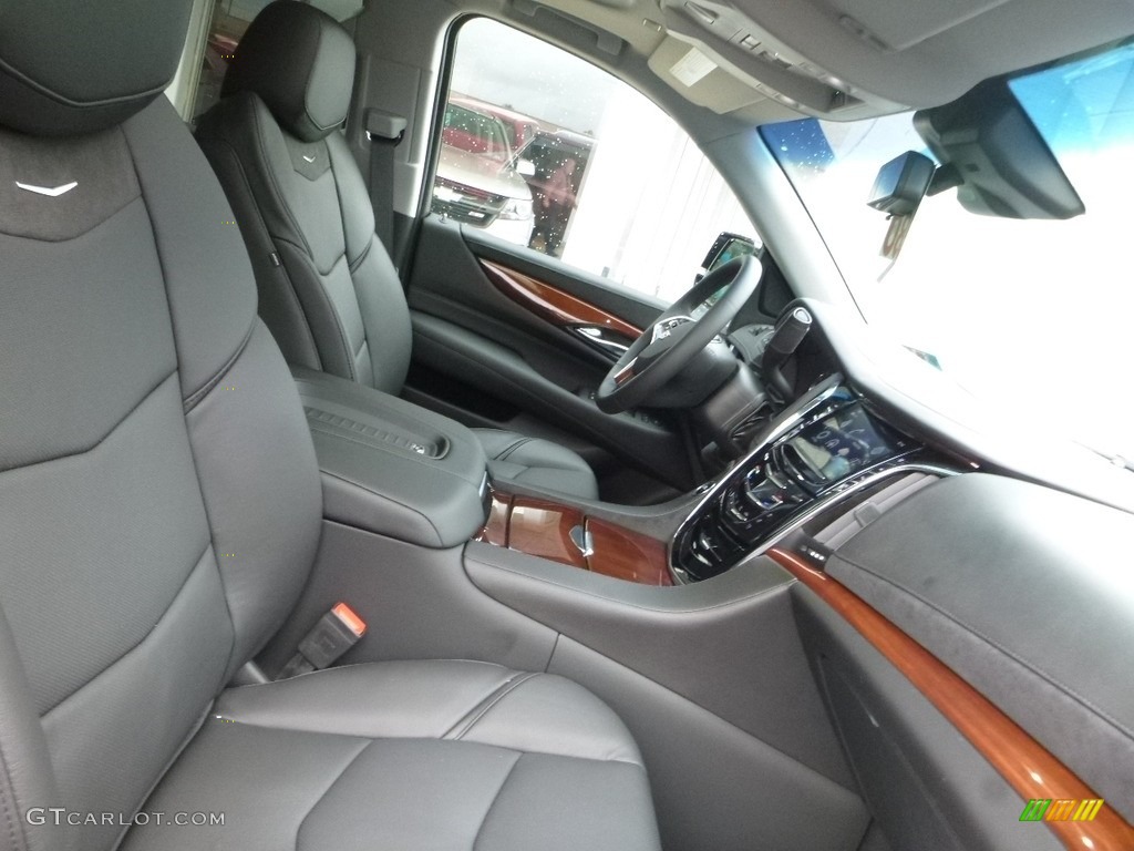 Jet Black Interior 2018 Cadillac Escalade Premium Luxury 4WD Photo #123689384