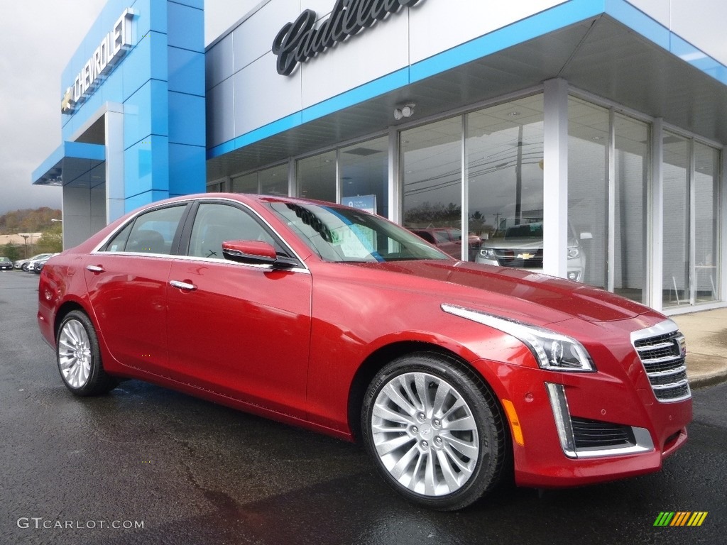 2018 CTS Premium Luxury AWD - Red Obsession Tintcoat / Jet Black/Jet Black Accents photo #1