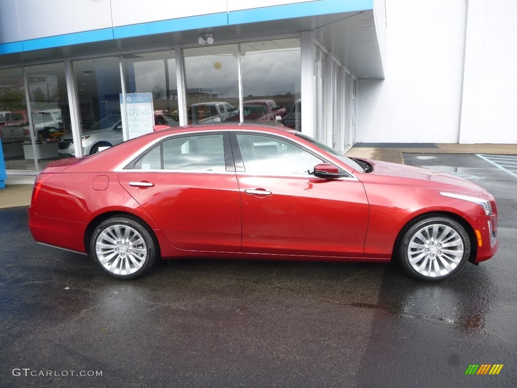 Red Obsession Tintcoat 2018 Cadillac CTS Premium Luxury AWD Exterior Photo #123689725