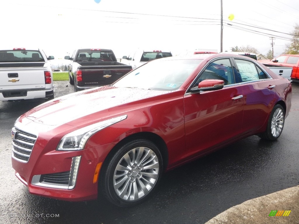 2018 CTS Premium Luxury AWD - Red Obsession Tintcoat / Jet Black/Jet Black Accents photo #7