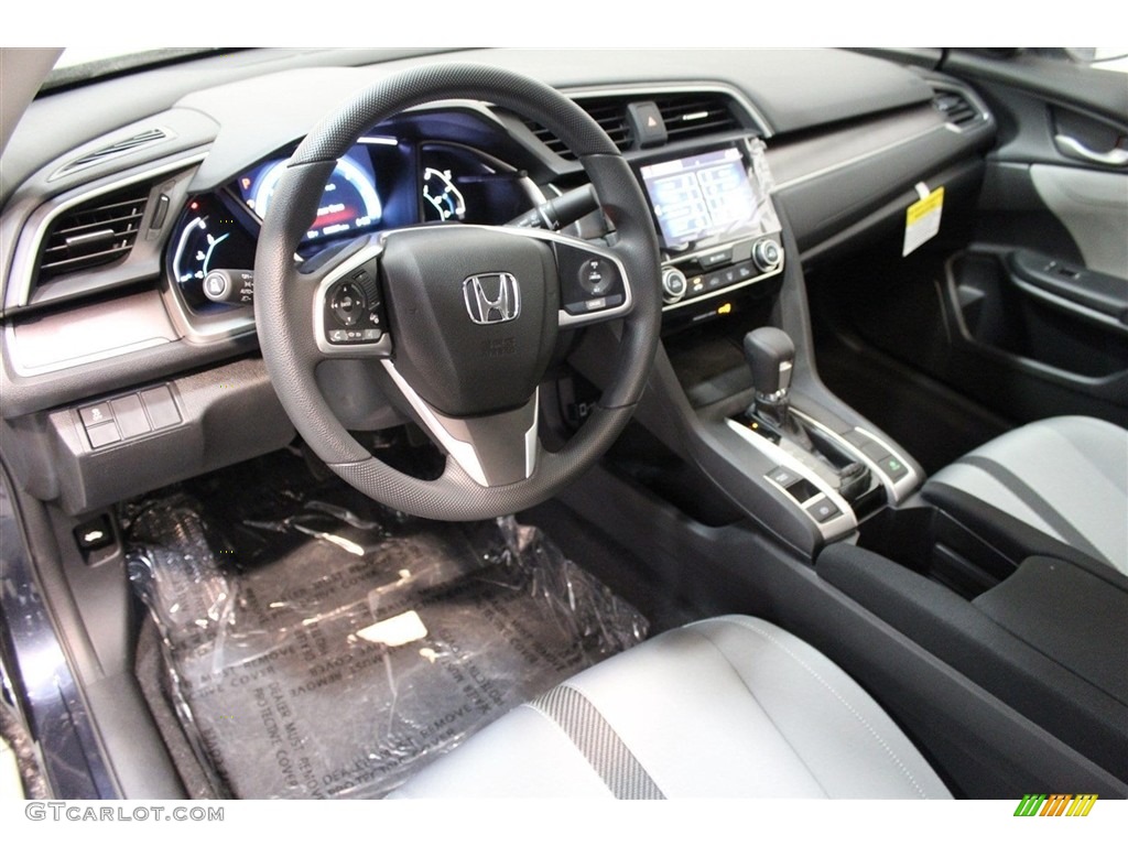 Gray Interior 2018 Honda Civic EX Sedan Photo #123691784