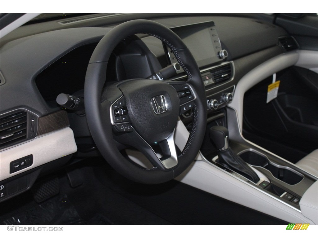 2018 Honda Accord EX-L Sedan Ivory Dashboard Photo #123692753
