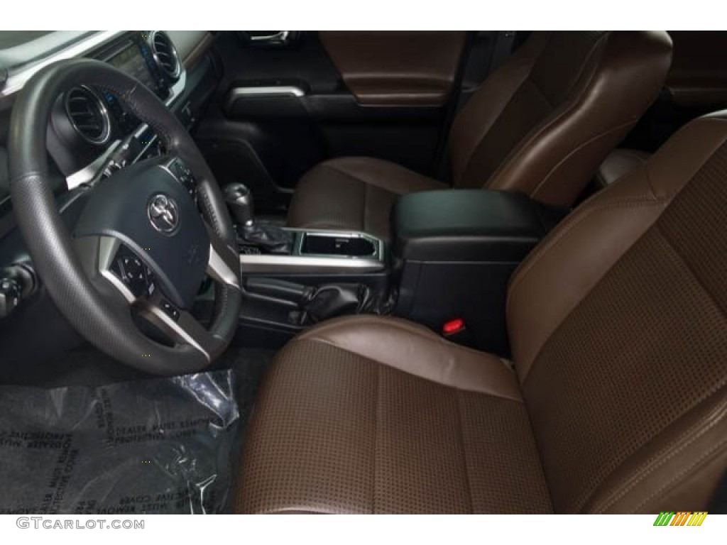 Limited Hickory Interior 2017 Toyota Tacoma Limited Double Cab Photo #123692990