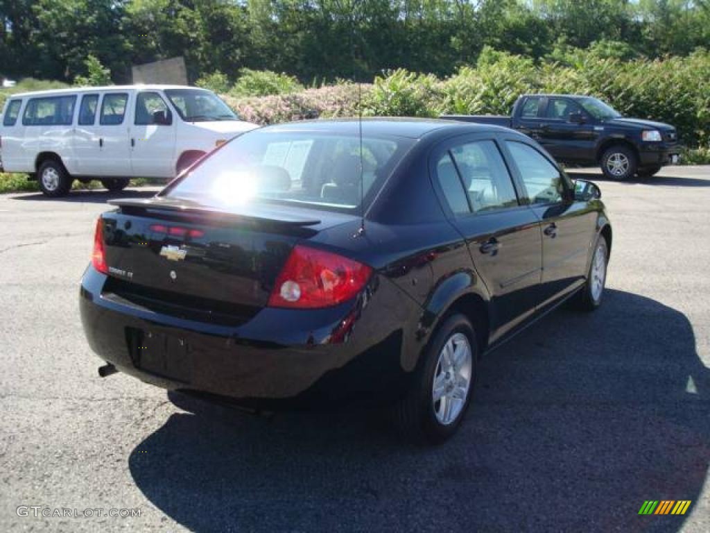 2007 Cobalt LT Sedan - Black / Gray photo #3