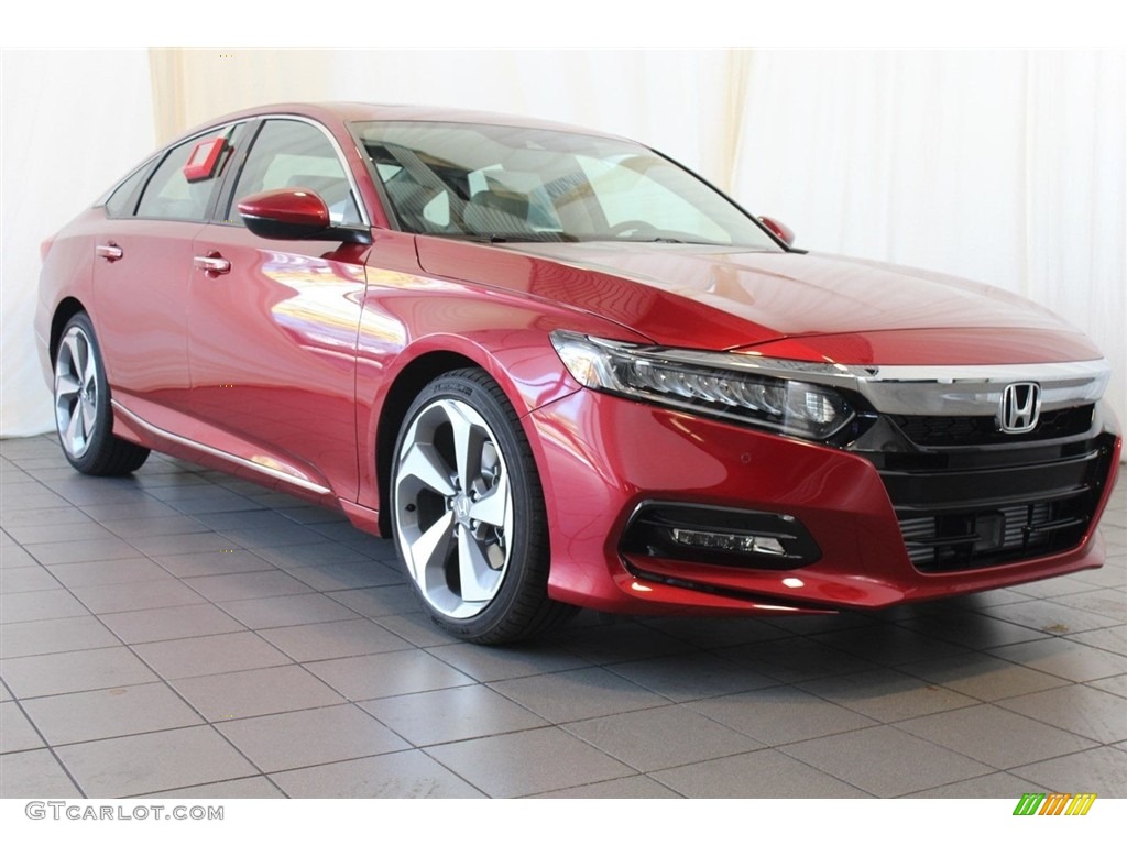 Radiant Red Metallic 2018 Honda Accord Touring Sedan Exterior Photo #123693710