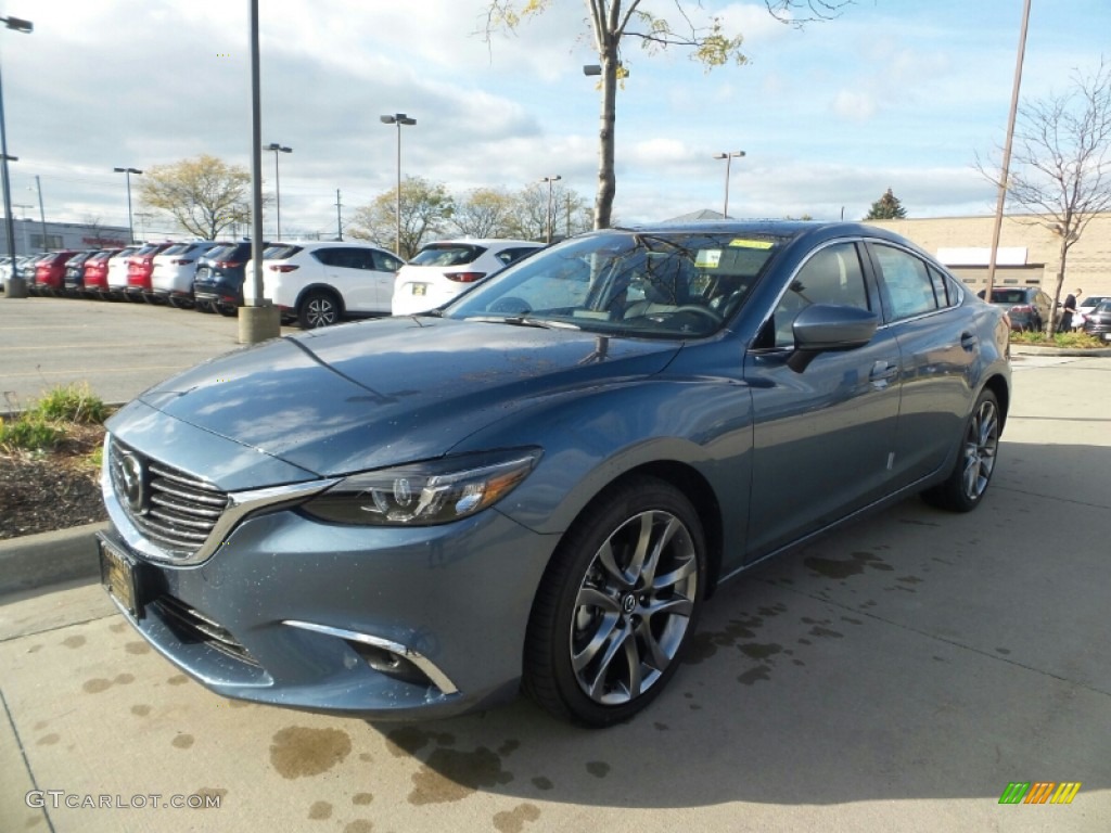 2017 Mazda6 Grand Touring - Blue Reflex Mica / Black photo #1