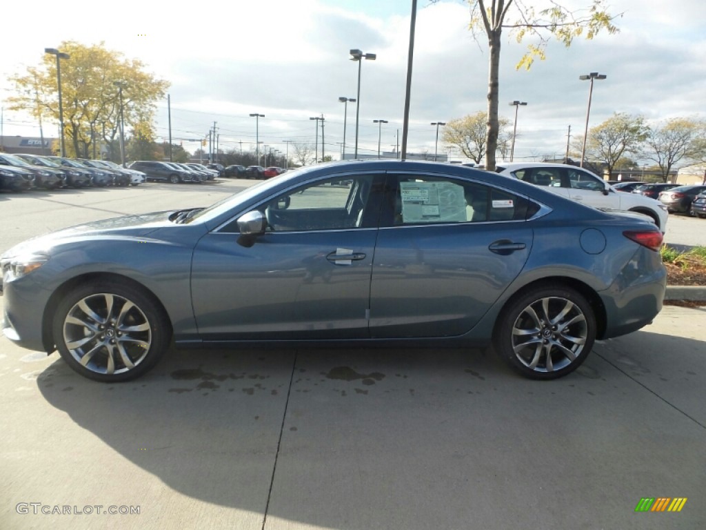 2017 Mazda6 Grand Touring - Blue Reflex Mica / Black photo #2