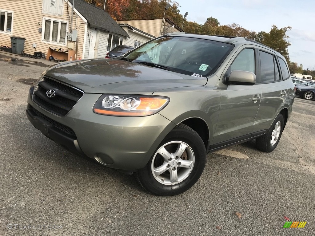 2007 Santa Fe GLS 4WD - Natural Khaki Green / Beige photo #1