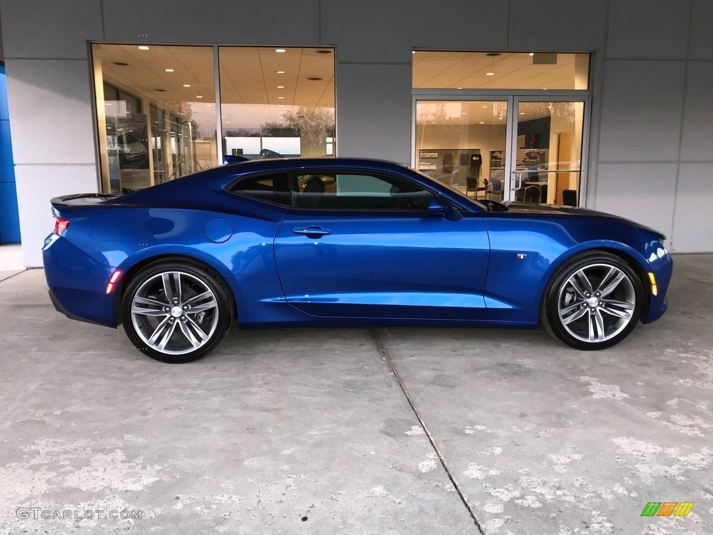 Hyper Blue Metallic 2018 Chevrolet Camaro LS Coupe Exterior Photo #123699035