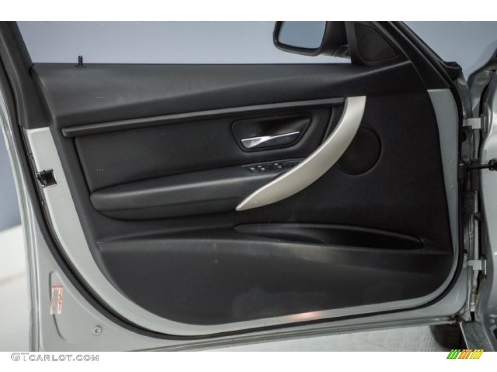 2014 3 Series 320i Sedan - Glacier Silver Metallic / Black photo #18