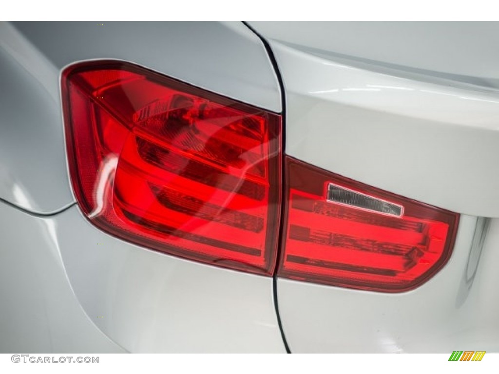 2014 3 Series 320i Sedan - Glacier Silver Metallic / Black photo #19