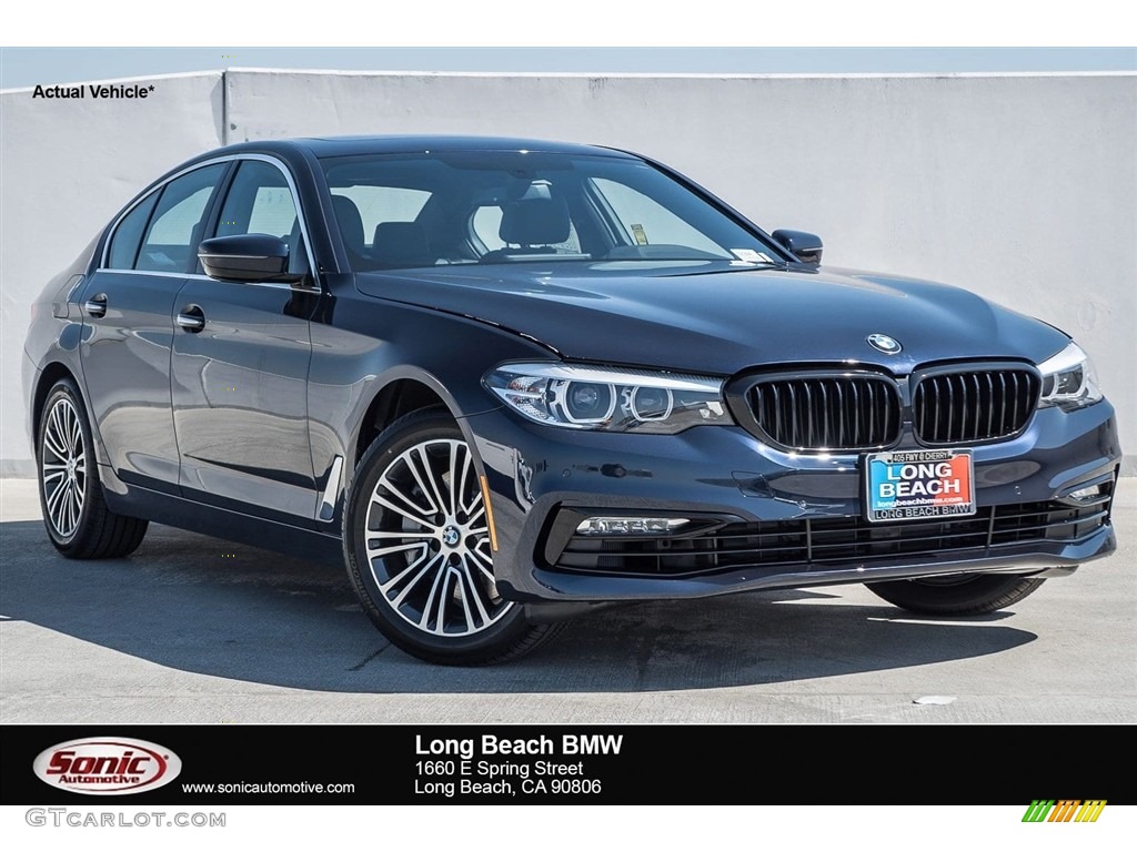 2018 5 Series 540i Sedan - Imperial Blue Metallic / Black photo #1