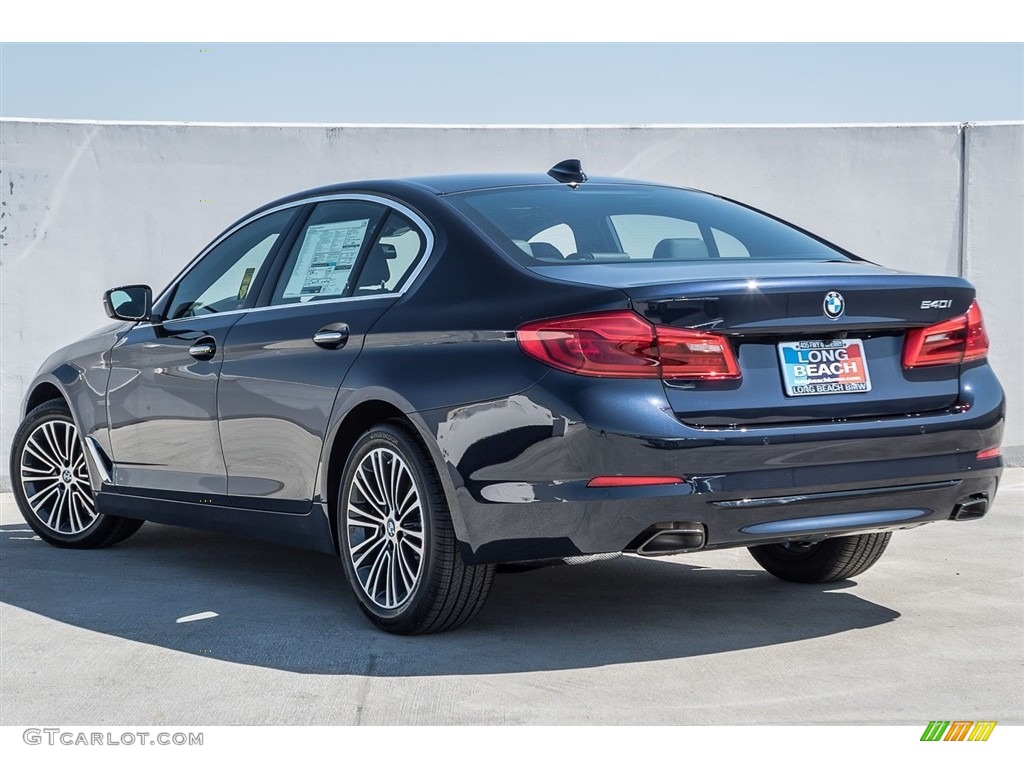 2018 5 Series 540i Sedan - Imperial Blue Metallic / Black photo #3