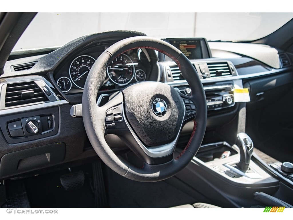 2017 3 Series 330i Sedan - Mineral Grey Metallic / Black photo #5