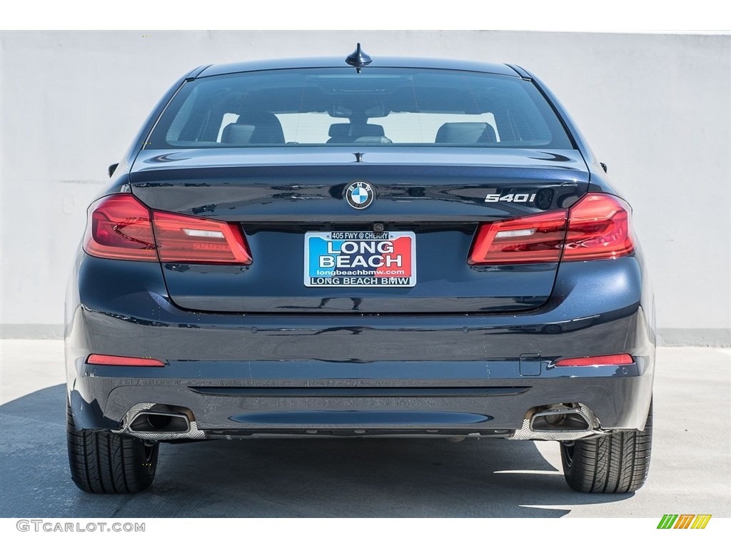 2018 5 Series 540i Sedan - Imperial Blue Metallic / Black photo #4