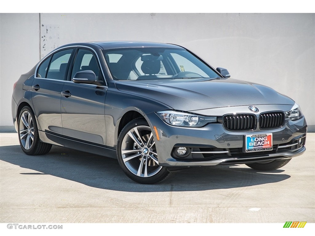 2017 3 Series 330i Sedan - Mineral Grey Metallic / Black photo #12