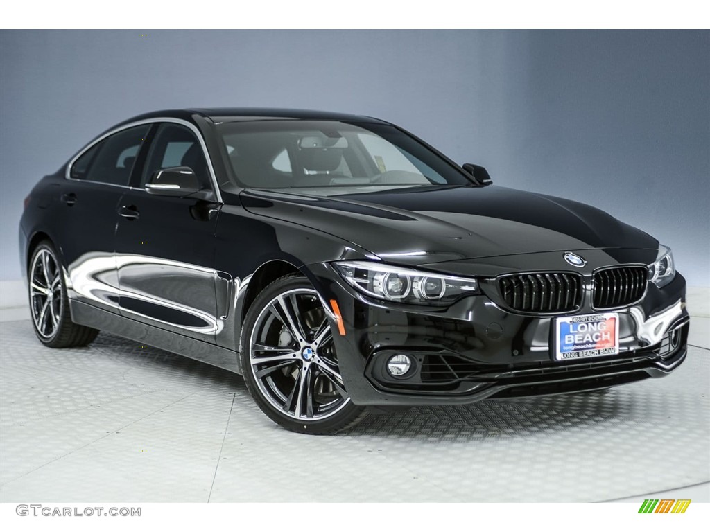 Jet Black 2018 BMW 4 Series 440i Gran Coupe Exterior Photo #123699653