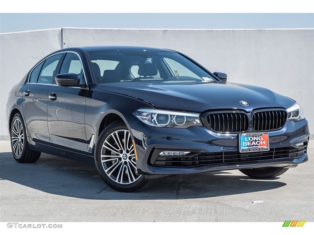 2018 5 Series 540i Sedan - Imperial Blue Metallic / Black photo #12