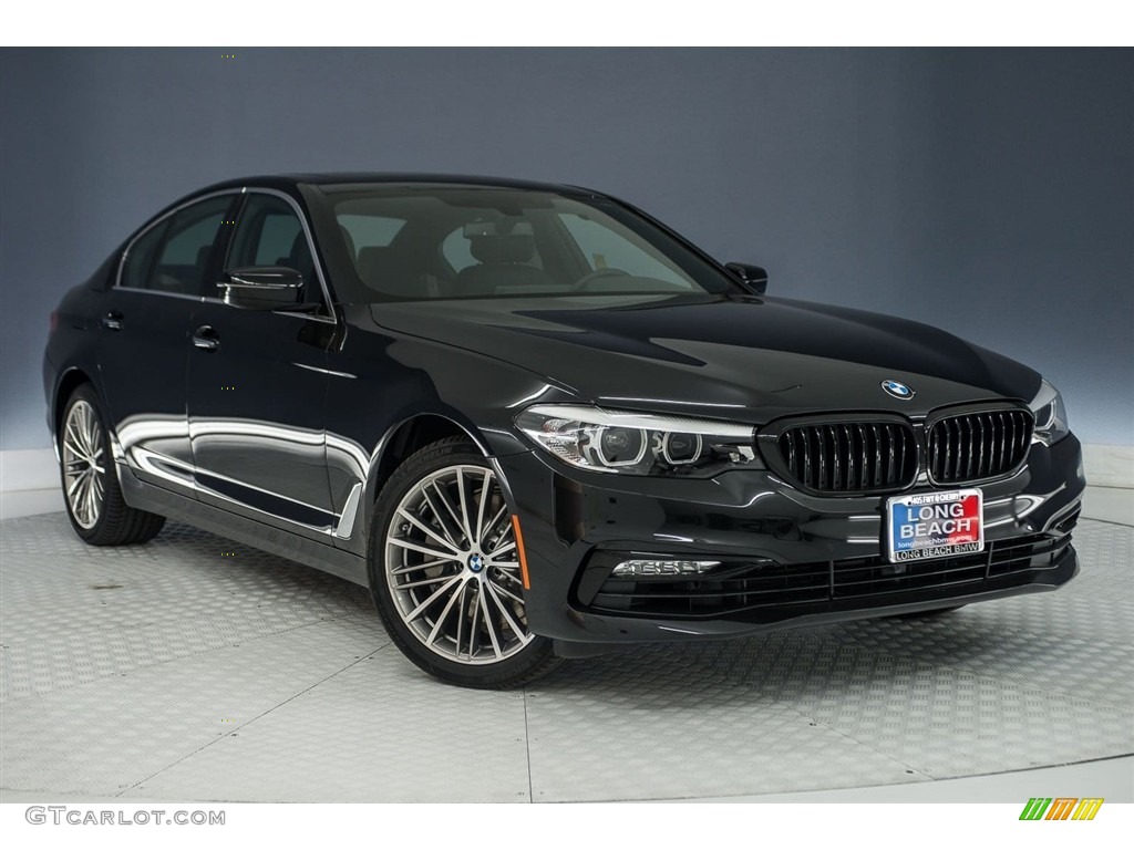 2018 5 Series 540i Sedan - Black Sapphire Metallic / Black photo #11